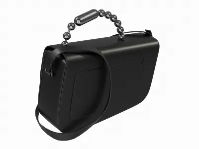 Palm Angels Leather Crash Bag 3D model