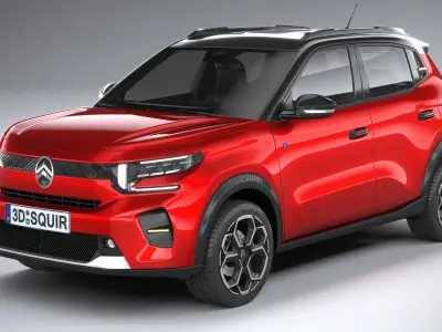 Citroen e C3 2024 3D model