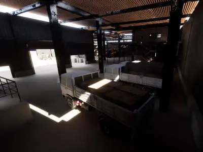 Industrial environment for Unreal Engine 5 Free 3D model