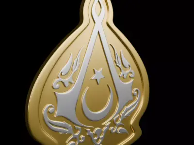 Turkish Assassin Pendant 3D Print Model 3D print model