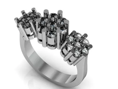 fancy ring 3D print model buy