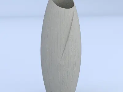 Cement Vase 3D model