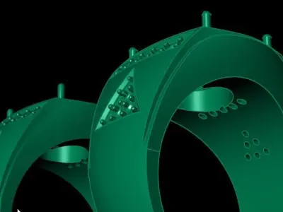 simple men ring s6 3D print model