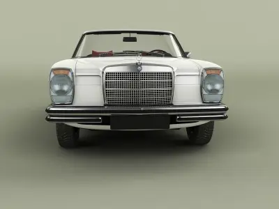 Mercedes-Benz W114 Convertible 3D model