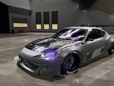 Custom Subaru BRZ  3D model