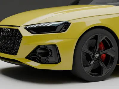 Audi RS4 Sedan  3D model