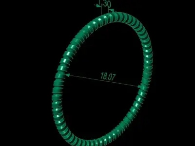 free ring  Free 3D print model