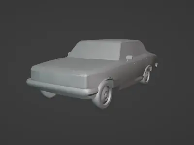 Chevrolet Opala 1980 Low-poly 3D model