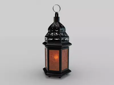 Detailed Islamic Lantern 3D model