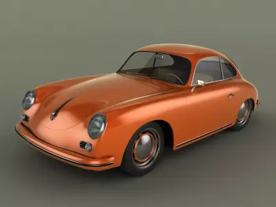 Porsche 356 3D model