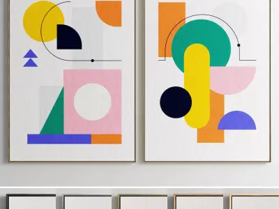 Photo Frame 38 Low-poly 3D model