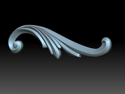 Decorative element 3D print model