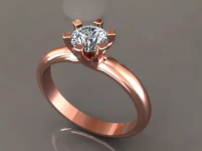 ring gold Free 3D print model