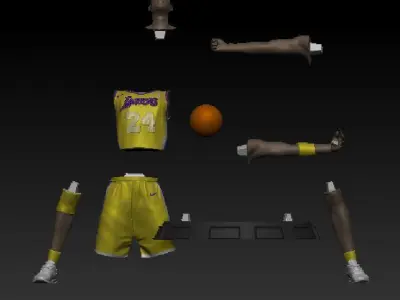 Kobe Bryant 3D Printable 9 3D print model