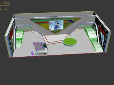 Exhibition - Area - 13X24-3DMAX2012-03 3D model