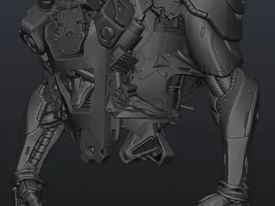 Armor tech Free 3D model