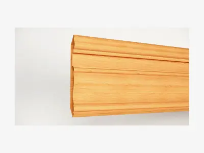 Lepnina wooden moulding 3D model