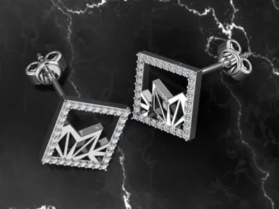 Earring Jewelry 3D print model purchase