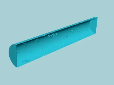 Texture Roll 37 - Music C - Fondant Decoration Maker 3D print model
