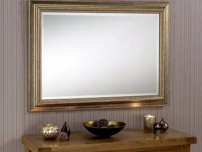 Mediaval Gold Mabel Accent Mirror Decor -  2 Colour 3D model