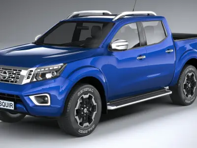 Nissan Navara DoubleCab 2020 3D model