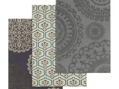 Rug Set 755 3D model
