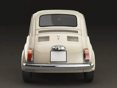 Fiat 500 3D model