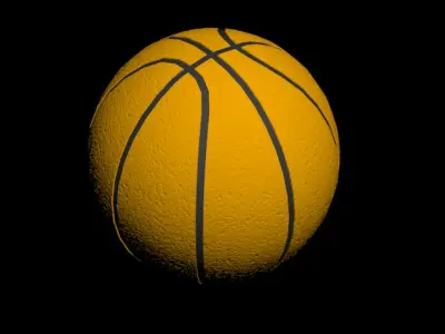 Basketball 2 ball Free 3D model