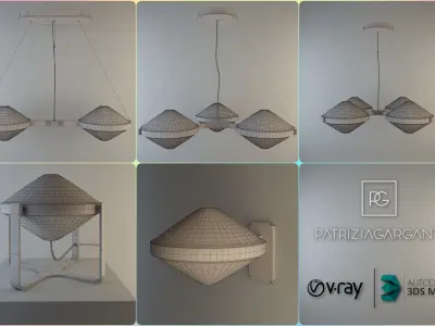 VELASCA LIGHT COLLECTION OF PATRIZIA GARGANTI 3D Model 3D model