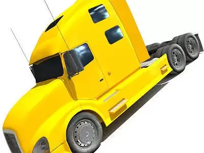 Yellow Truck 03 3D model