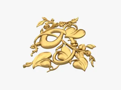 Classic decor ornament 202 3D model