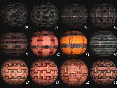 100 leather belt armor surface PBR photo seamless 4k textures Texture