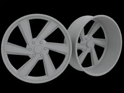 Raceline Explosion 6  Low-poly 3D model