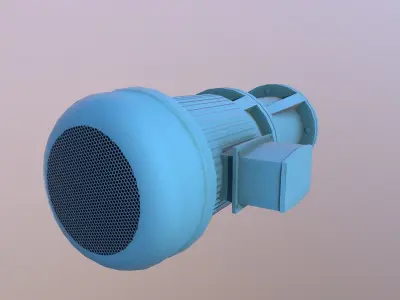 Pump 3D Model Low-poly 3D model purchase