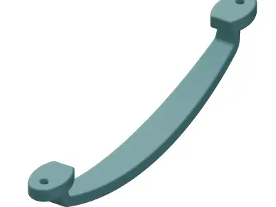 Plastic Premium Door Handle Toy 3D model