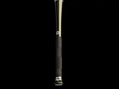 baseball bat cyberpunk Low-poly 3D model