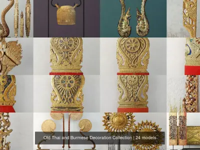Old Thai and Burmese Decoration Collection