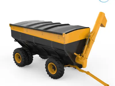 Agricultural trailer charger 33000 3D print model