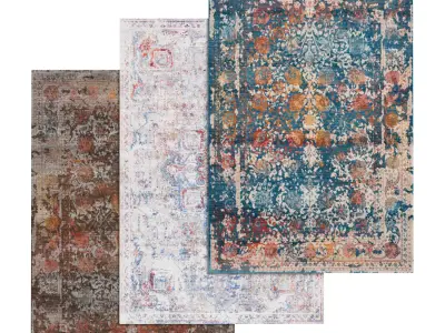Rug Set 502 3D model