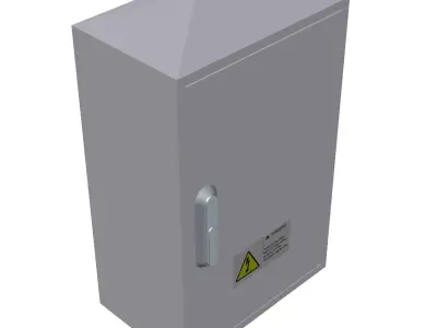 Outdoor mounting electricity metering panel Free 3D model