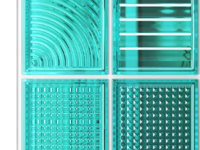 Glass blocks 2 3D model