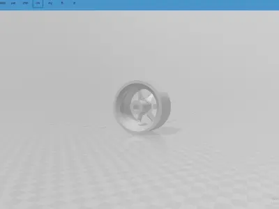 hot wheels rim volk racing TE37 Free 3D print model