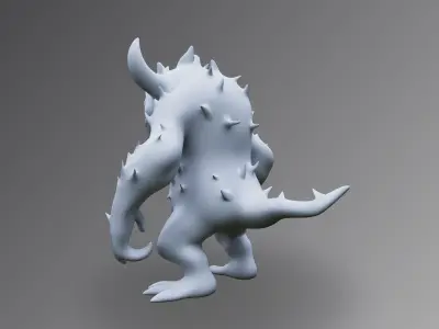 Decorative Monster figurine  3D print model