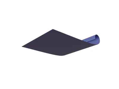 Cartoon Blueprint v1 002 Low-poly 3D model