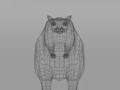 Mountain Paca - Guagua Low-poly 3D model