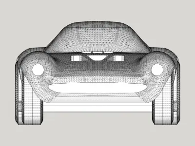 Chevrolet Cheetah 1964 Printable 3D print model