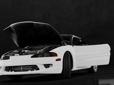 car Talon TSI 1997 Low-poly 3D model