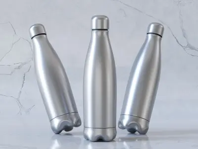 Steel Bottle 3D model
