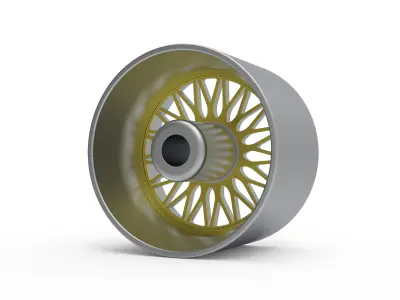 BBS RS564 wheel 3d print model 3D print model
