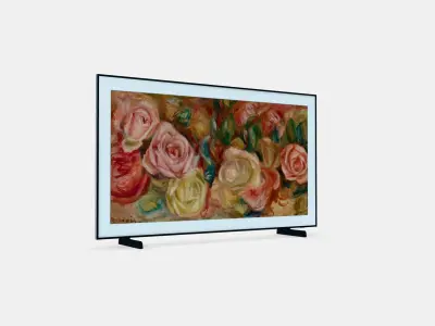 65 The Frame LS03D QLED 4K Art Mode Smart TV 2024 3D model